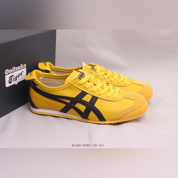 Onitsuka Tiger MEXICO 66 Women's Yellow Casual Sneakers [All sizes available in